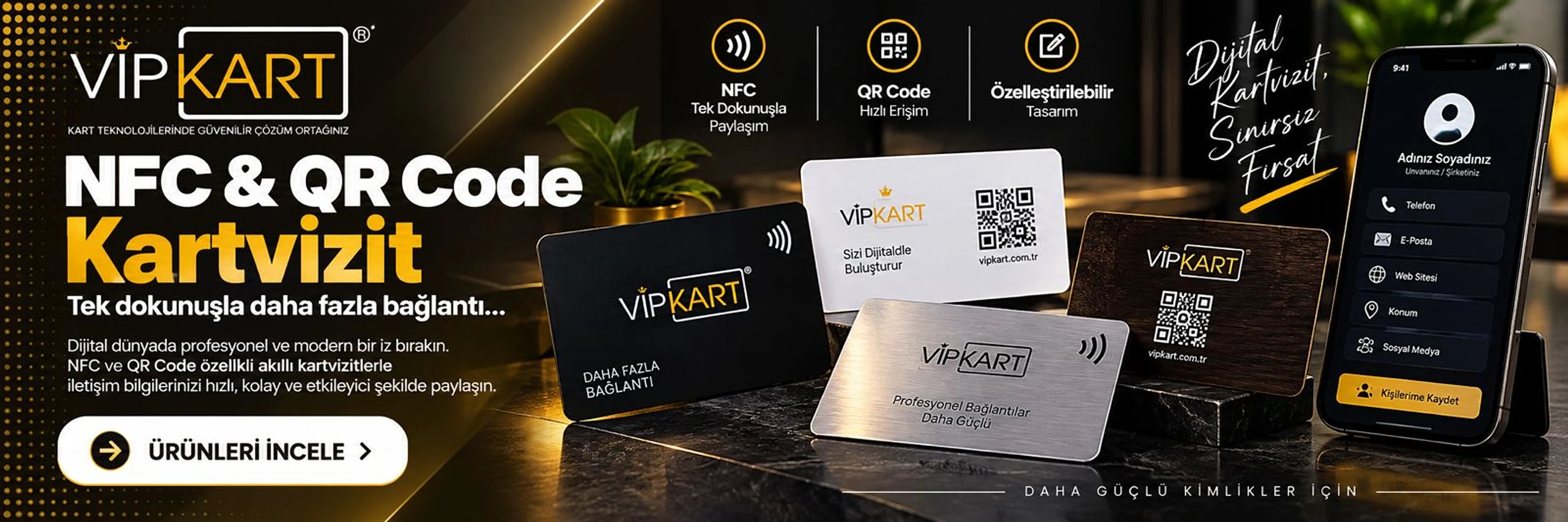 NFC & QR Code Kartvizit