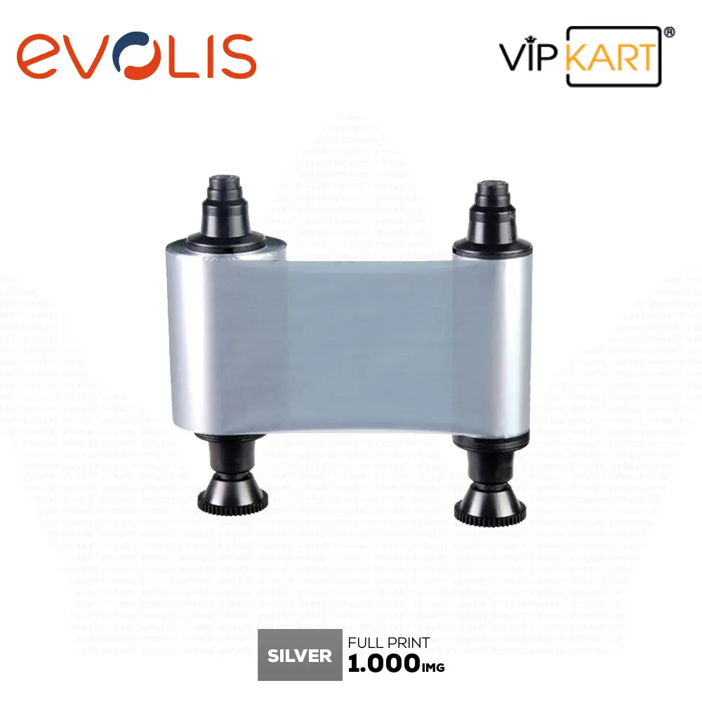 Evolis R2017 Metalik Silver (Gümüş) MonoChrome Ribon – 1000 Baskı