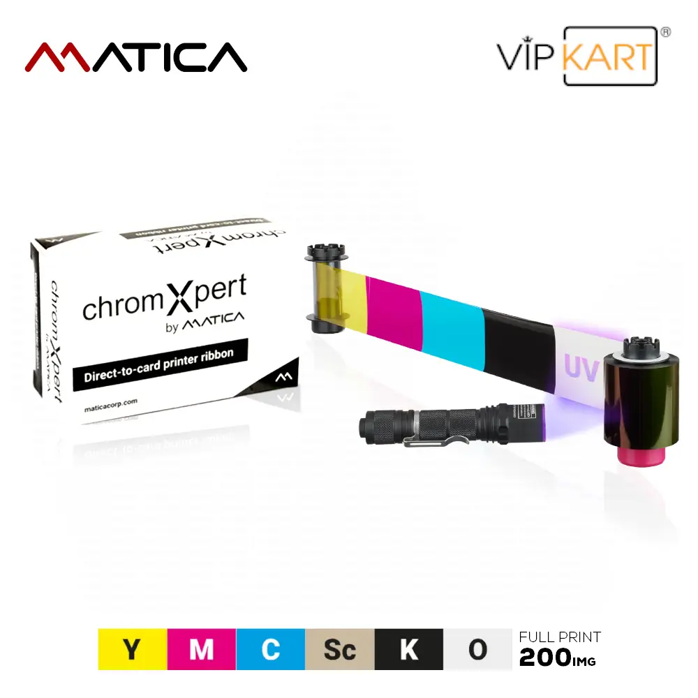 Matica YMCScKO Renkli Platinum Security Ribon – 200 Baskı