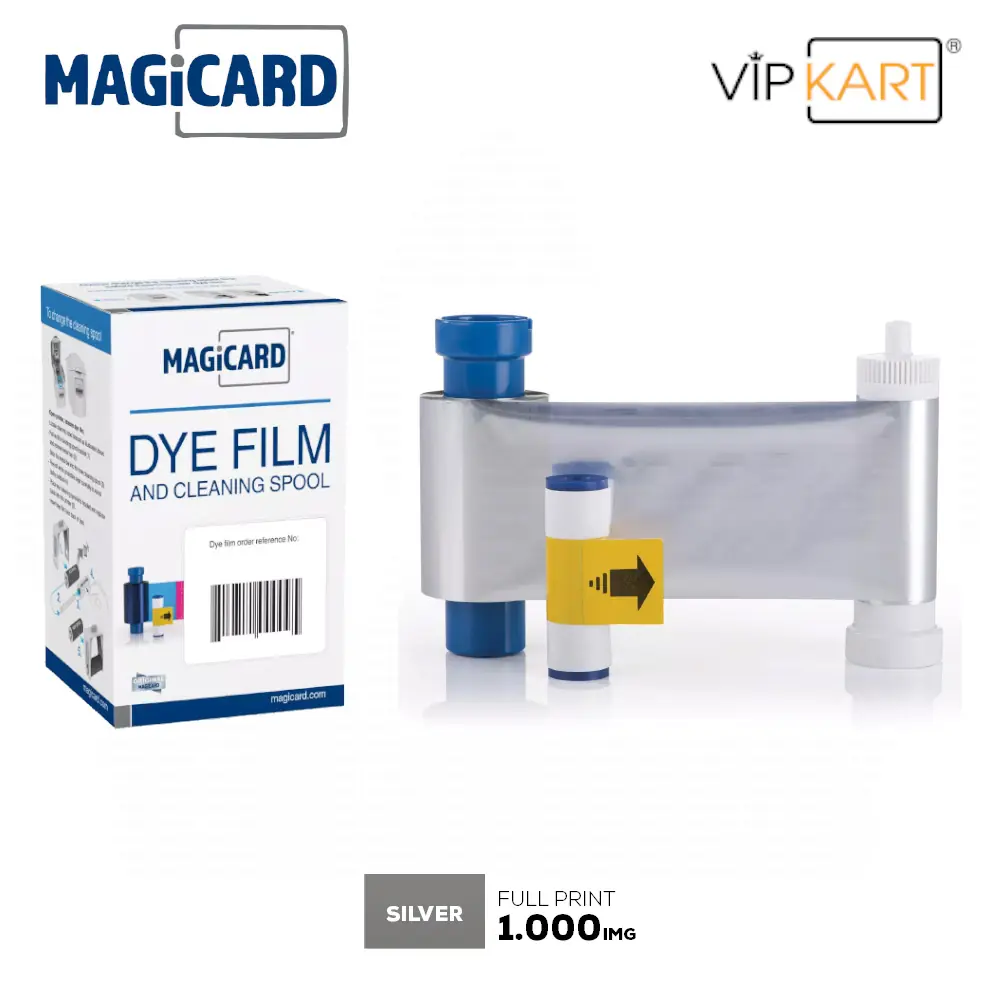 Magicard MA1000K Silver (Gümüş) MonoChrome Ribon – 1000 Baskı