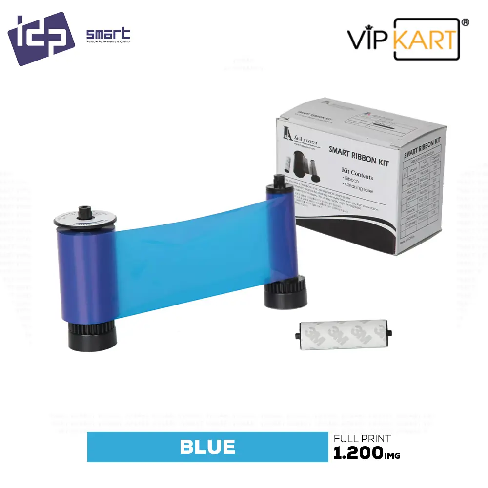 IDP Smart 650665 Blue (Mavi) Monochrome Ribon – 1200 Baskı