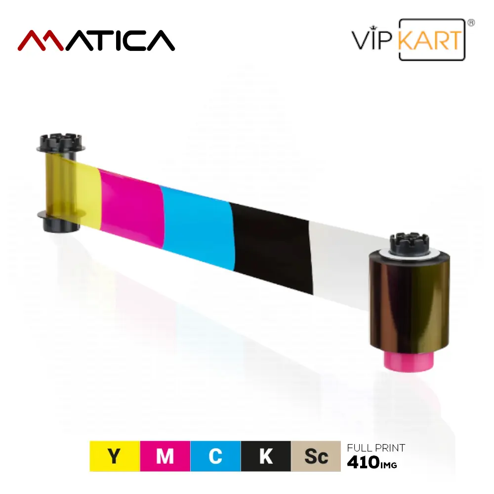 Matica YMCKSc Diamond ReTransfer Film Ribon – 410 Baskı