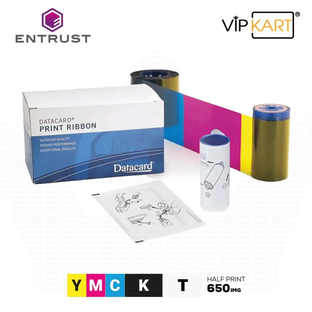 Entrust Datacard 534100-002 ymcKT Yarım Panel Ribon – 650 Baskı