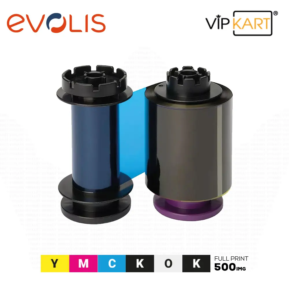 Evolis RT5F011EAA YMCKK ReTransfer Ribon – 400 Baskı