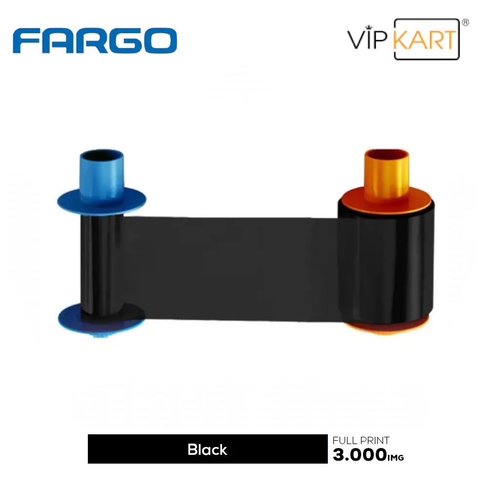 Fargo HID 45702 K (Siyah) Monochrome Ribon – 3000 Baskı