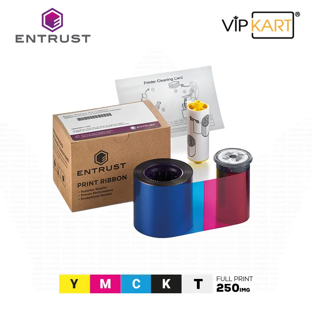 Entrust Datacard 525100-001 YMCKT Ribon – 250 Baskı
