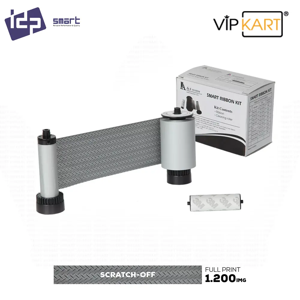IDP Smart 650666 Scratch Off (Kazıma Paneli) Monochrome Ribon – 1200 Baskı