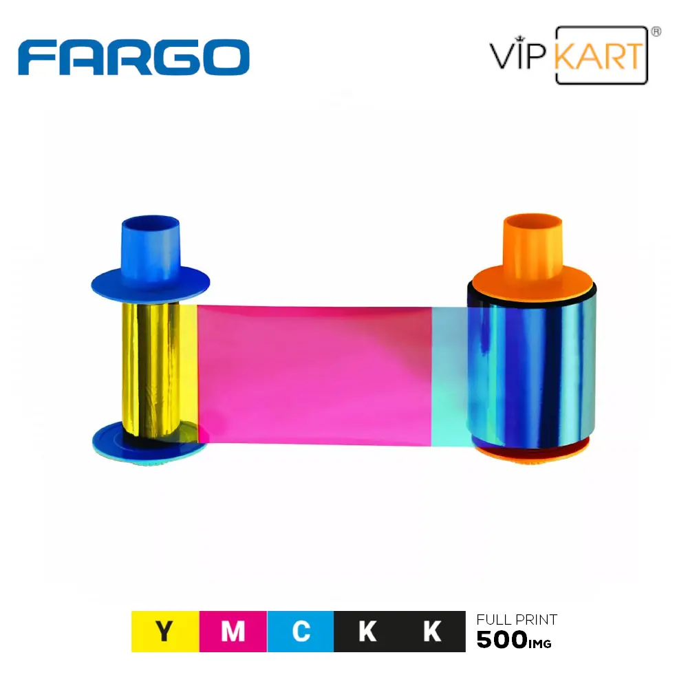 Fargo HID 45612 YMCKK Ribon – 500 Baskı