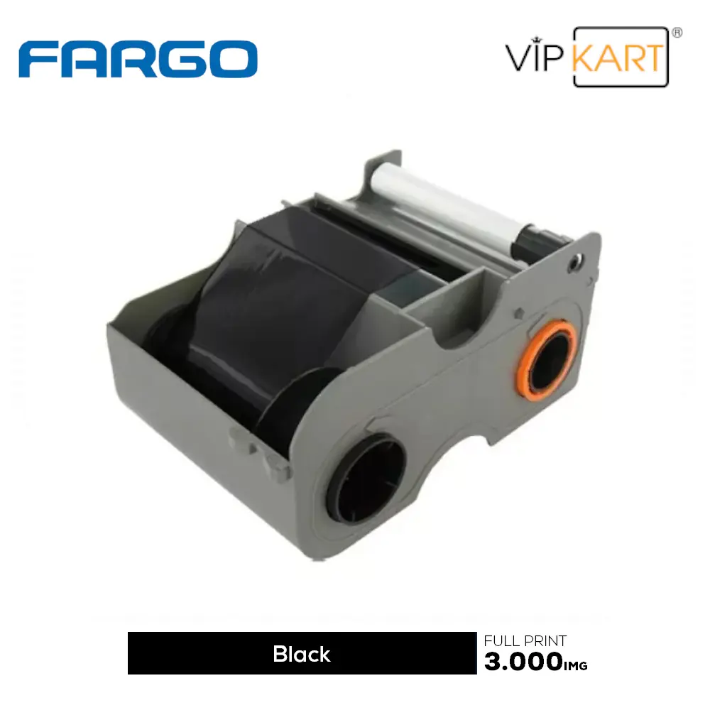 Fargo HID 86204 K (Siyah) MonoChrome Ribon - 3000 Baskı