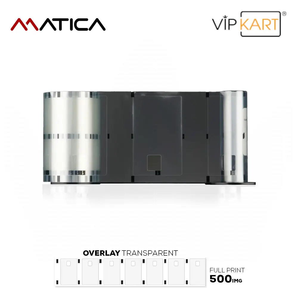 Matica PR20820403 Şeffaf Akıllı Çip Kesimli Alt Laminasyon Filmi 1.0mm - 550 Baskı