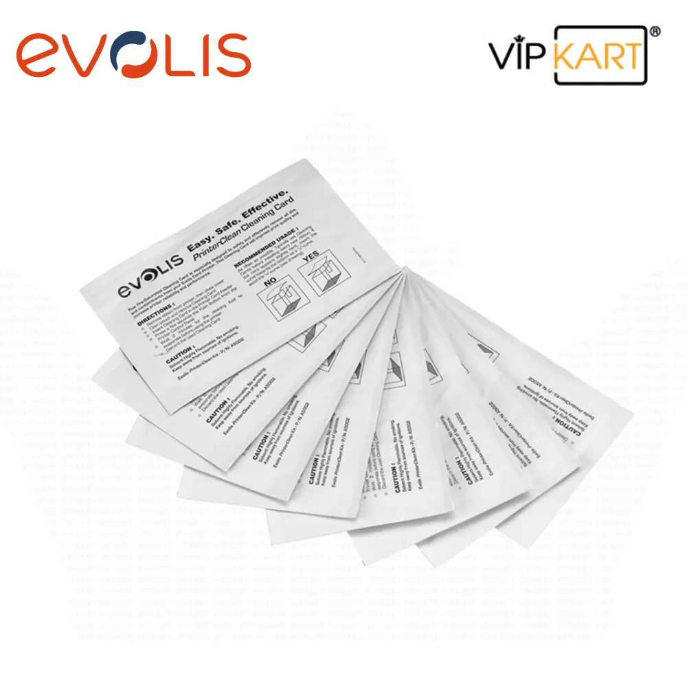 Evolis A5002 Temizlik (Cleaning) Kartı (50'li)