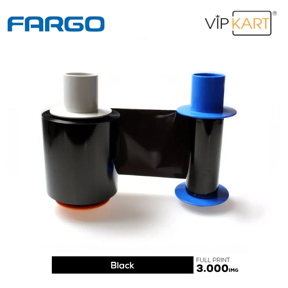 Fargo HID 84518 K (Siyah) Premium Monochrome Ribon – 3000 Baskı