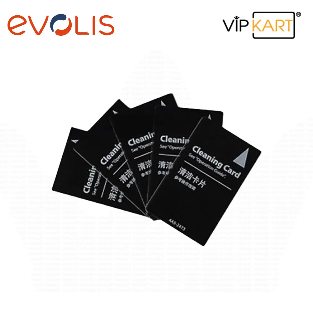 Evolis ACL006 Yapışkanlı Temizleme Kartı Kiti (5'li)