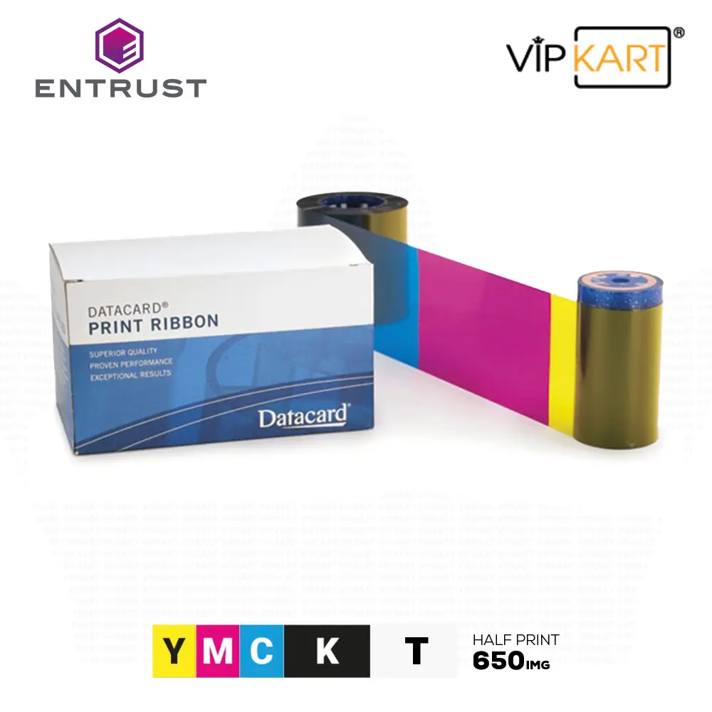 Entrust Datacard 534000-004 ymcKT Yarım Panel Ribon – 650 Baskı