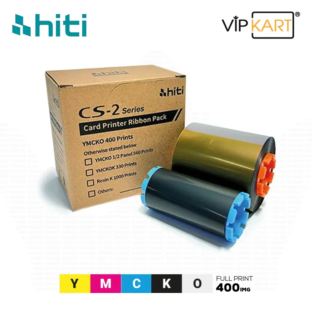 HiTi CS-200 - CS-220 YMCKO Renkli Ribon – 400 Baskı