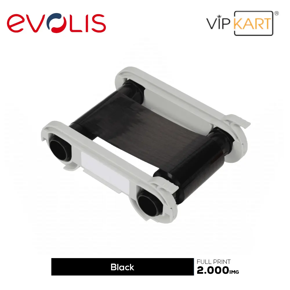 Evolis RCT023NAA K (Siyah) MonoChrome Ribon – 2000 Baskı