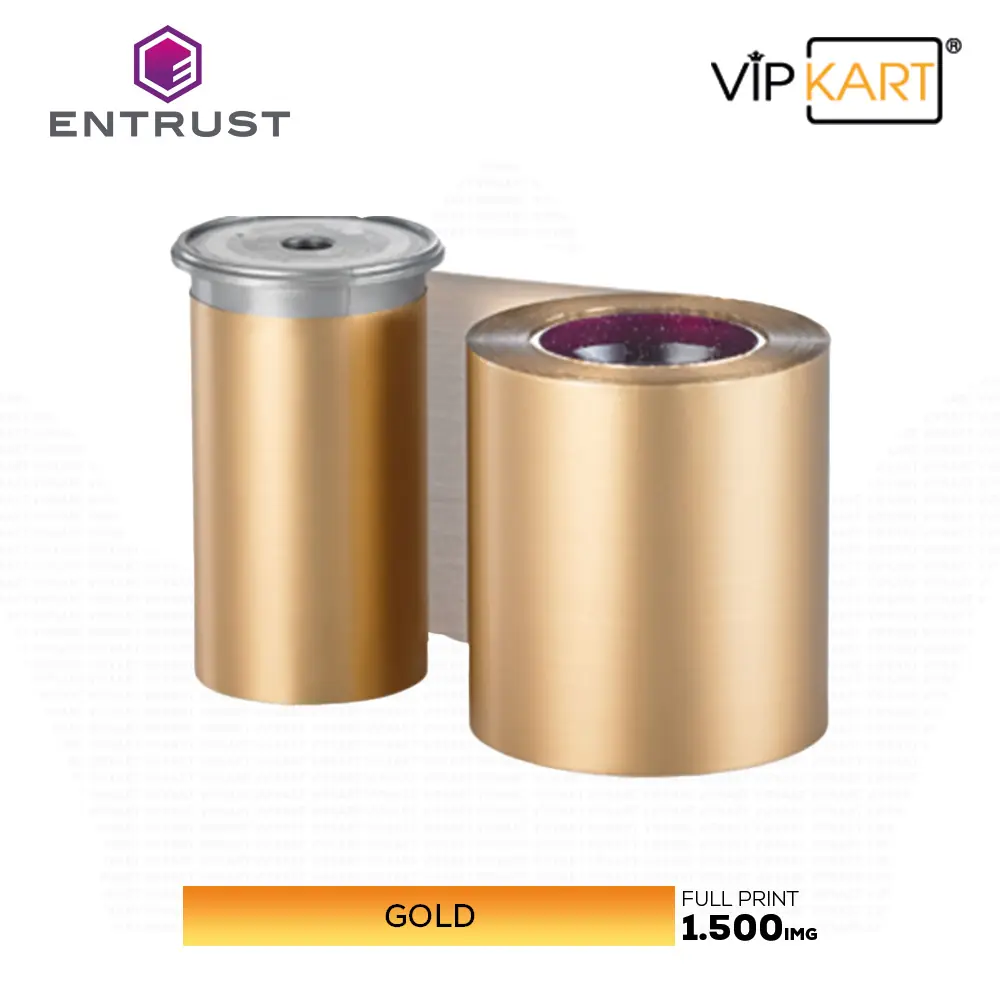 Entrust Datacard 525900-007 Gold Matte (Altın Mat) Monochrome Ribon – 1500 Baskı
