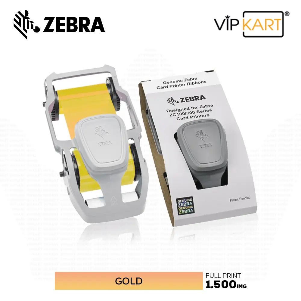 Zebra 800300-306 Gold (Altın) Monochrome Ribon – 1500 Baskı