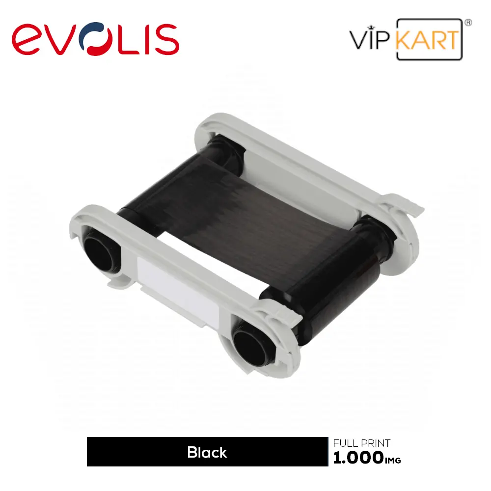 Evolis RCT019NAA Blackflex MonoChrome Ribon – 1000 Baskı