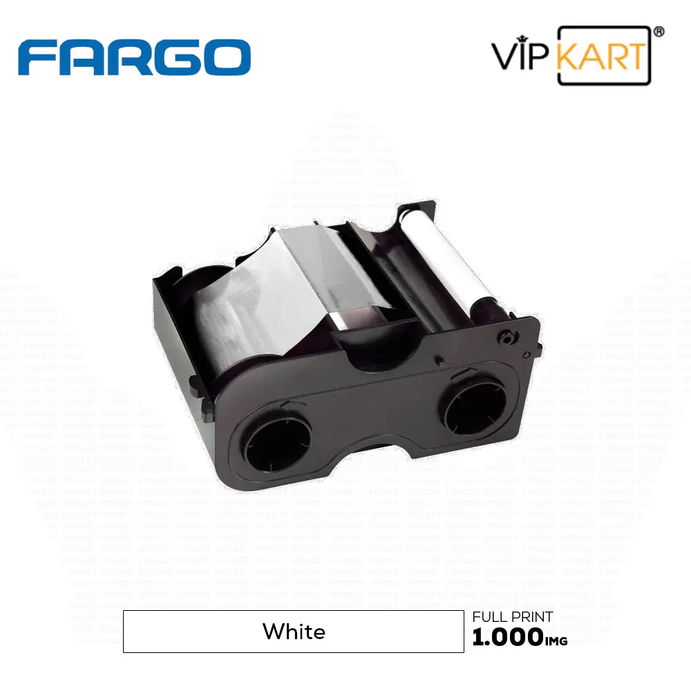 Fargo HID 44206 White (Beyaz) MonoChrome Ribon - 1000 Baskı