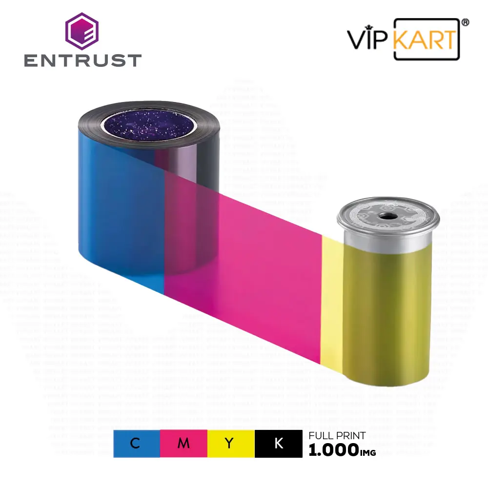 Entrust Datacard 513157-001 CMYK Ribon – 1000 Baskı