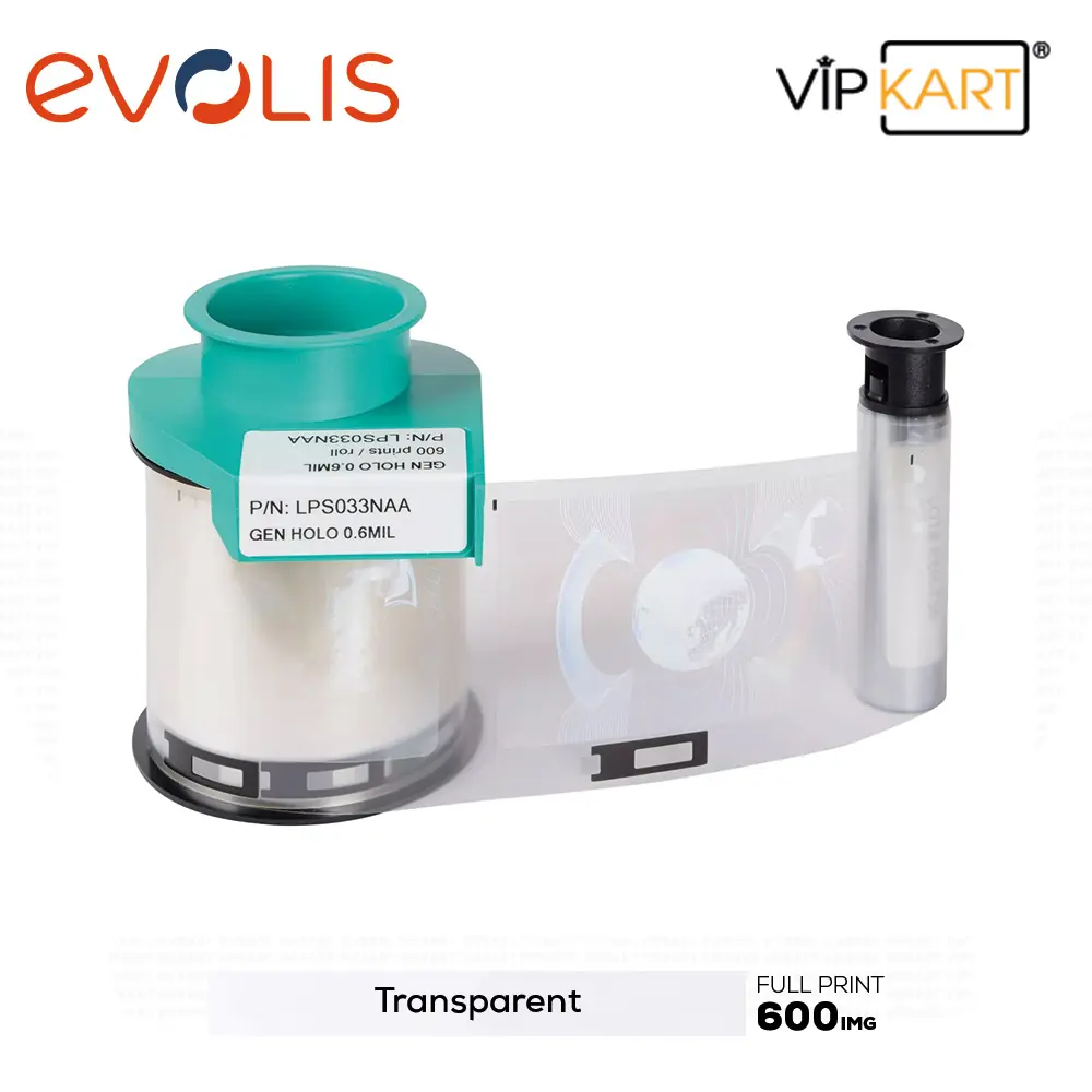 Evolis LPS033NAA Genel Hologram Laminasyon Filmi 0.6mm – 600 Baskı